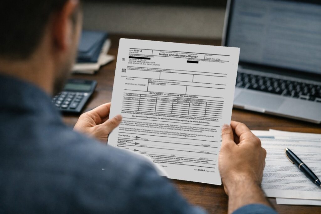 Form 5564 Waiver IRS